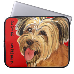 Pyrenean Shepherd Color Block Laptopschutzhülle