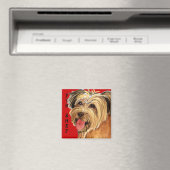 Pyrenean Shepherd Color Block Magnet (In Situ (Geschirrspüler))