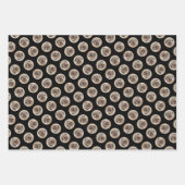 Pyrenean Shepherd Malerei Long-Haird Fawn Dog Art Geschenkpapier Set (Vorderseite 3)