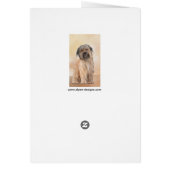 Pyrenean Shepherd Malerei - Niedliche Original Dog (Hinten)