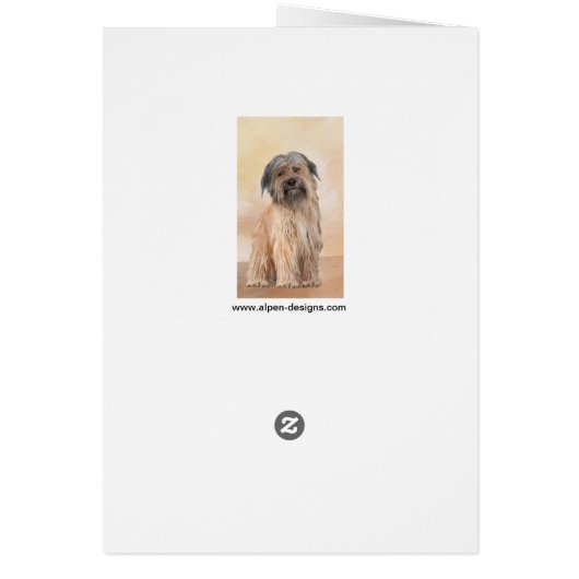 Pyrenean Shepherd Malerei - Niedliche Original Dog (Hinten)