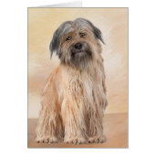 Pyrenean Shepherd Malerei - Niedliche Original Dog (Vorne)