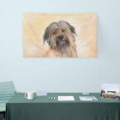 Pyrenean Shepherd Malerei - Niedliche Original Dog Banner (Messeveranstaltung)