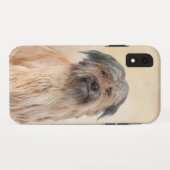 Pyrenean Shepherd Malerei - Niedliche Original Dog Case-Mate iPhone Hülle (Rückseite (Horizontal))