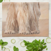 Pyrenean Shepherd Malerei - Niedliche Original Dog Geschirrtuch (Gefaltet)
