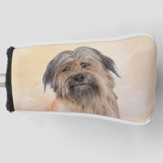 Pyrenean Shepherd Malerei - Niedliche Original Dog Golf Headcover (Vorderseite)