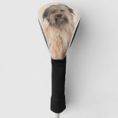 Pyrenean Shepherd Malerei - Niedliche Original Dog Golf Headcover (Vorderseite)