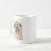 Pyrenean Shepherd Malerei - Niedliche Original Dog Kaffeetasse (Vorderseite Links)