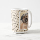 Pyrenean Shepherd Malerei - Niedliche Original Dog Kaffeetasse (VorderseiteRechts)