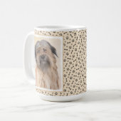 Pyrenean Shepherd Malerei - Niedliche Original Dog Kaffeetasse (Vorderseite Links)