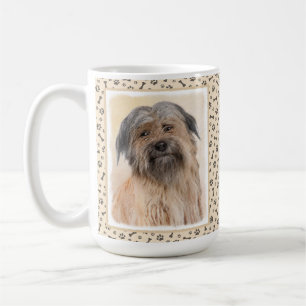 Pyrenean Shepherd Malerei - Niedliche Original Dog Kaffeetasse