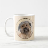 Pyrenean Shepherd Malerei - Niedliche Original Dog Kaffeetasse (Links)