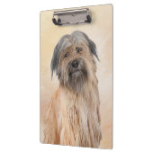 Pyrenean Shepherd Malerei - Niedliche Original Dog Klemmbrett (Links)