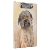 Pyrenean Shepherd Malerei - Niedliche Original Dog Klemmbrett (Rechts)