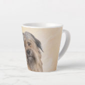 Pyrenean Shepherd Malerei - Niedliche Original Dog Milchtasse (Rechte Ecke)