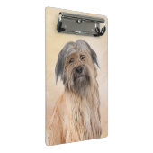 Pyrenean Shepherd Malerei - Niedliche Original Dog Mini Klemmbrett (Schrägansicht)
