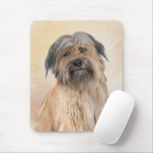 Pyrenean Shepherd Malerei - Niedliche Original Dog Mousepad (Mit Mouse)