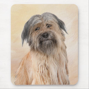 Pyrenean Shepherd Malerei - Niedliche Original Dog Mousepad