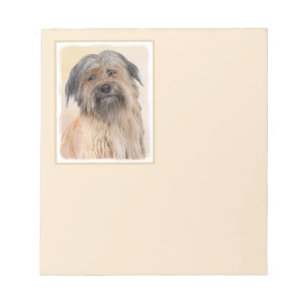 Pyrenean Shepherd Malerei - Niedliche Original Dog Notizblock