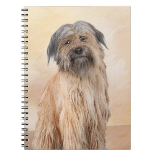 Pyrenean Shepherd Malerei - Niedliche Original Dog Notizblock
