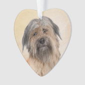 Pyrenean Shepherd Malerei - Niedliche Original Dog Ornament (Vorderseite)