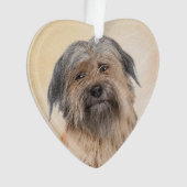 Pyrenean Shepherd Malerei - Niedliche Original Dog Ornament (Vorderseite)