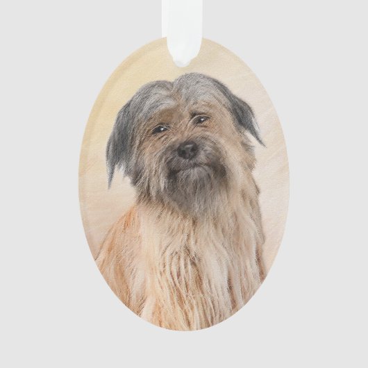Pyrenean Shepherd Malerei - Niedliche Original Dog Ornament (Vorderseite)
