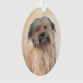 Pyrenean Shepherd Malerei - Niedliche Original Dog Ornament (Vorderseite)