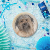 Pyrenean Shepherd Malerei - Niedliche Original Dog Pappteller (Party)
