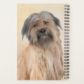 Pyrenean Shepherd Malerei - Niedliche Original Dog Planer (Rückseite)