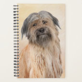 Pyrenean Shepherd Malerei - Niedliche Original Dog Planer (Vorderseite)