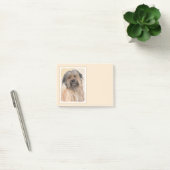 Pyrenean Shepherd Malerei - Niedliche Original Dog Post-it Klebezettel (Büro)