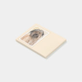 Pyrenean Shepherd Malerei - Niedliche Original Dog Post-it Klebezettel (angewinkelt)