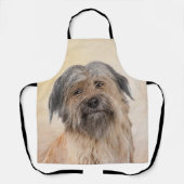 Pyrenean Shepherd Malerei - Niedliche Original Dog Schürze (Vorderseite)