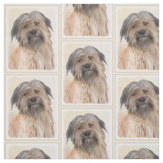 Pyrenean Shepherd Malerei - Niedliche Original Dog Stoff (Muster)