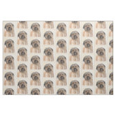 Pyrenean Shepherd Malerei - Niedliche Original Dog Stoff (Fat Quarter (45,7 x 55,9 cm))