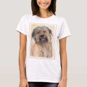 Pyrenean Shepherd Malerei - Niedliche Original Dog T-Shirt