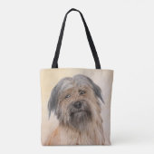 Pyrenean Shepherd Malerei - Niedliche Original Dog Tasche (Rückseite)