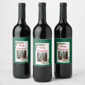 Pyrenees Christmas Wine Bottle Label Weinetikett (Flaschen)