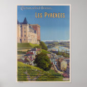 Pyrénées France Vintage Poster 1899 (Vorne)