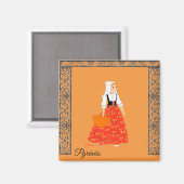 Pyrénées Orientales, Frankreich Magnet (Vorderseite/Rückseite)