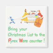 Pyrex Christmas Magnet (Vorne)