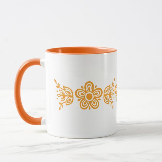 Pyrex Design Butterfly Gold Muster Tasse (Links)