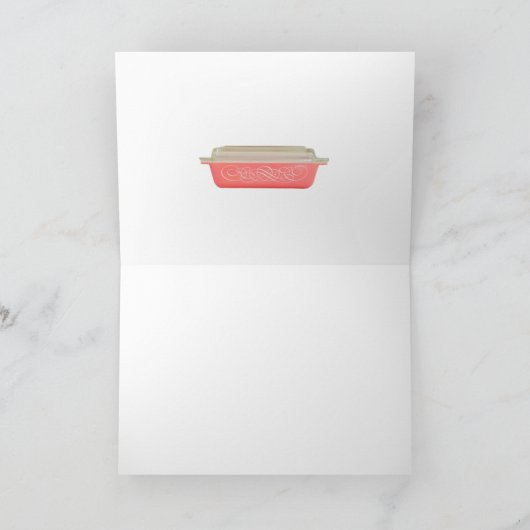 Pyrex Liebe Happy Birthday Pink Daisy Snowflake Karte (Innenseite)