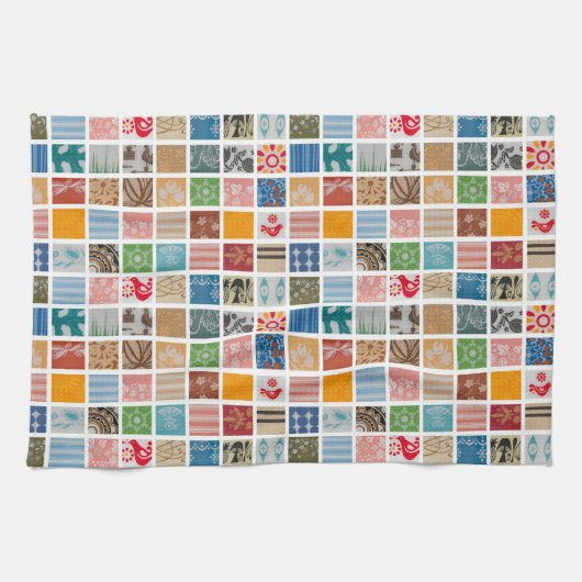 Pyrex-Muster-Küchenhandtuch Geschirrtuch (Horizontal)