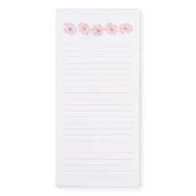 Pyrex Pink Daisy Magnetisches Notizbuch