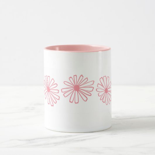 Pyrex Pink Daisy Tasse (Zentrum)