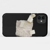 Pyrit-Kristalle im Schiefer Case-Mate iPhone Hülle (Rückseite (Horizontal))