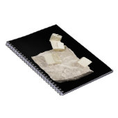 Pyrit-Kristalle im Schiefer Notizblock (Rechte Seite)