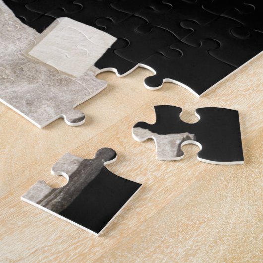 Pyrit-Kristalle im Schiefer Puzzle (Seite)